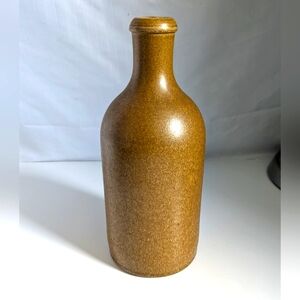 Vintage MKM Max Kruger German Stoneware Beer Bottle 1960's Salt Glazed Pottery